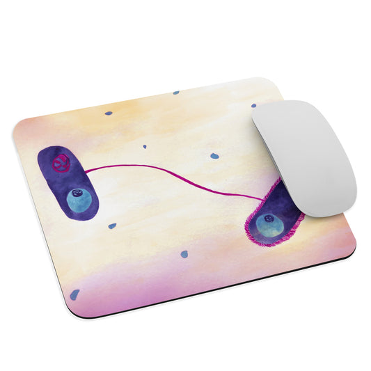 E. coli in love Mouse pad