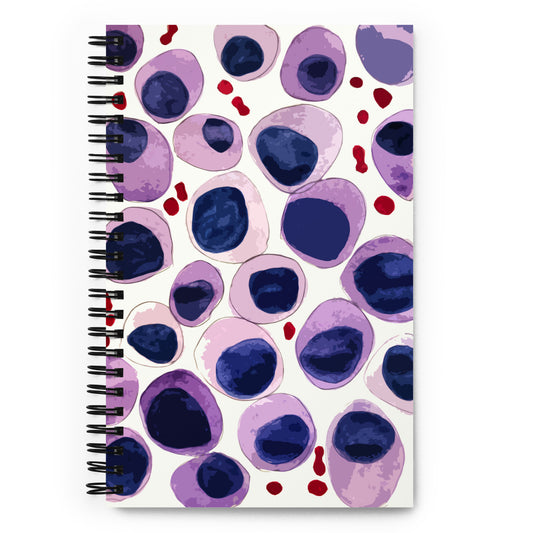 Blood cells Spiral notebook
