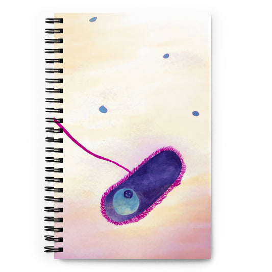 E. coli in love Spiral notebook