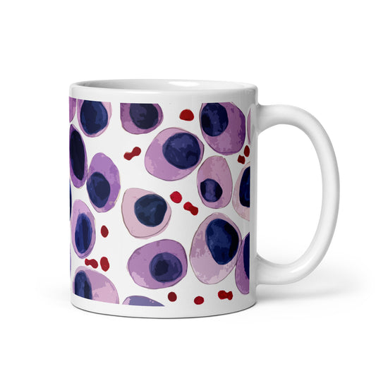 Blood cells glossy mug